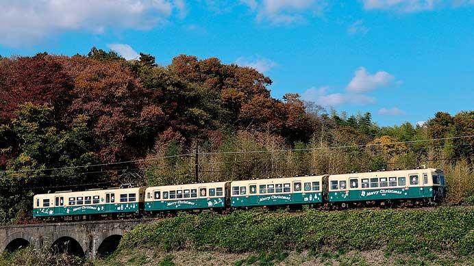 三岐鉄道北勢線で「クリスマストレイン」の運転開始