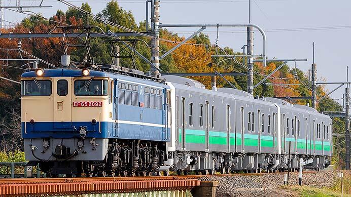 JR東日本八高線向けHB-E220系4両が甲種輸送される