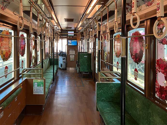 都電荒川線で「都電クリスマス号」を運転