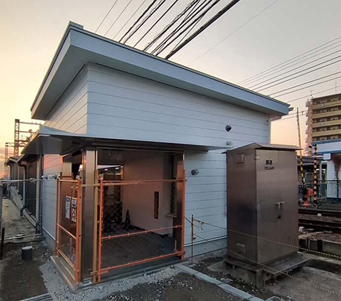 南海本線 二色浜駅で下り線専用「東駅舎」の供用を12月20日から開始