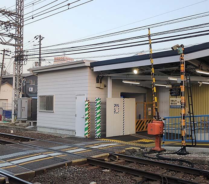 南海本線 二色浜駅で下り線専用「東駅舎」の供用を12月20日から開始
