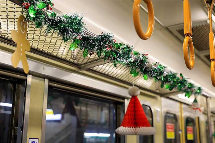 近江鉄道で「メリークリスマス号」運行