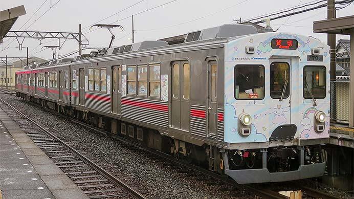 養老鉄道で「シナモロール・クリスマストレイン」運転