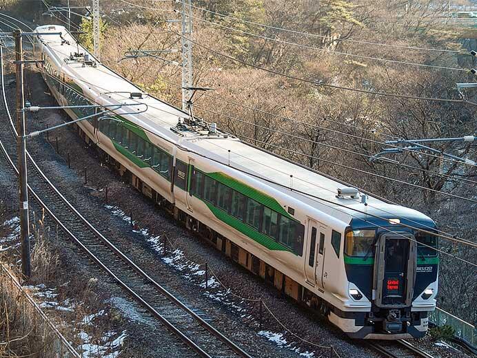特急&ldquo;水上&rdquo;，E257系5500番代で運転